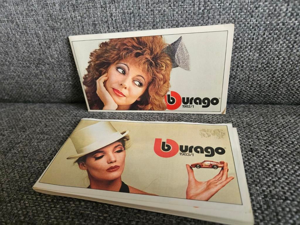 Burago catalogi 1982/1 en 1983/1 - Vintage modelauto's, Verzenden, Gelezen, Catalogus
