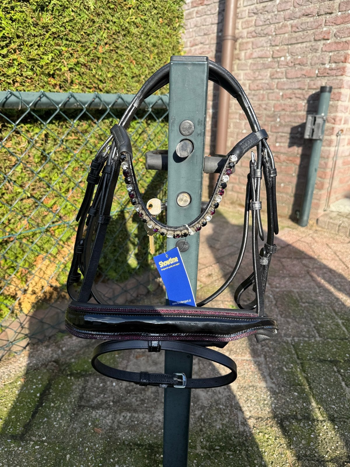2 nieuwe zwarte hoofdstellen A pony, Dieren en Toebehoren, Hoofdstel, Nieuw, Zwart, Overige merken