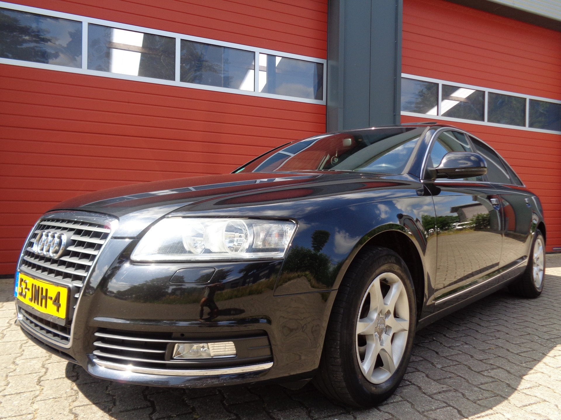 Audi A6 Limousine 2.8 FSI Pro Line Business,leder Nette luxe, Auto's, Audi, Euro 5, Gebruikt, Automatische klimaatregeling, Zwart