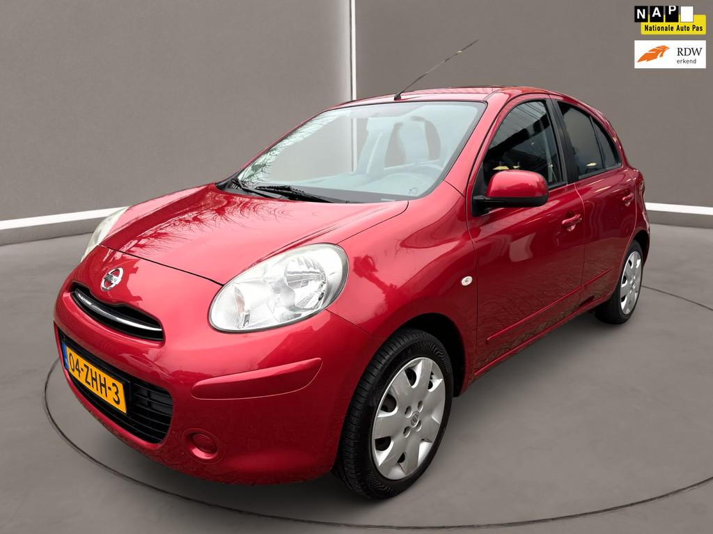 Nissan Micra 1.2 DIG-S Acenta 98 Pk 5 deurs Airco 26 dkm Nap, Voorwielaandrijving, Euro 5, Stof, 1198 cc