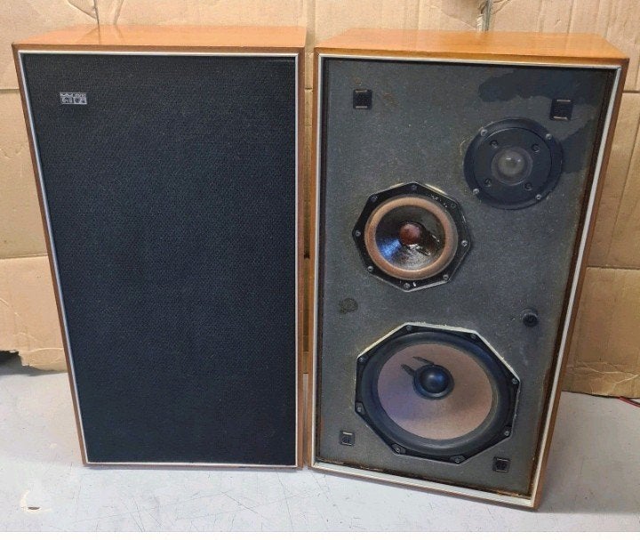 Aristona sa5425/01z vintage luidsprekers jaren '70 i.z.g.s., Ophalen of Verzenden, Minder dan 60 watt, Philips