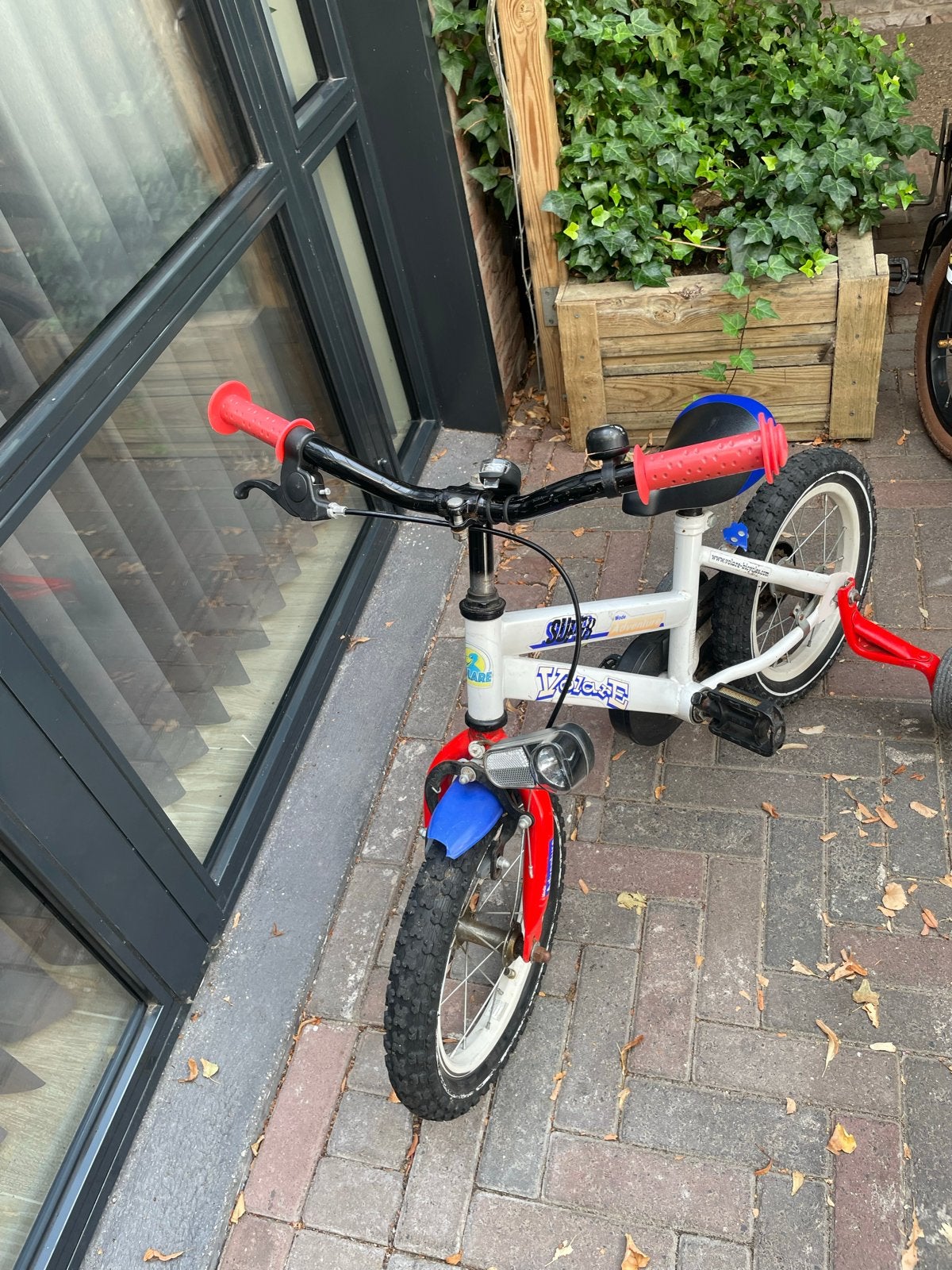 Kinderfiets 14 inch - Super Volare Adventure, Zijwieltjes, Gebruikt, Velgrem, Ophalen of Verzenden