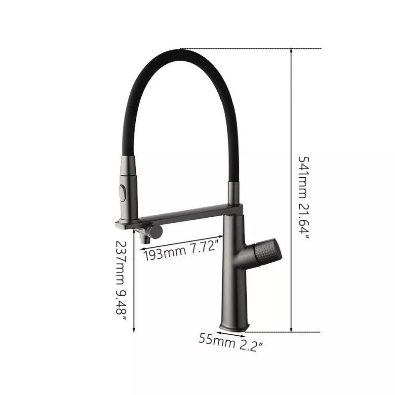 Malvizza - Luxe Keukenkraan - Gunmetal, Info@malvizza.com, Nieuw, Ophalen of Verzenden, Malvizza
