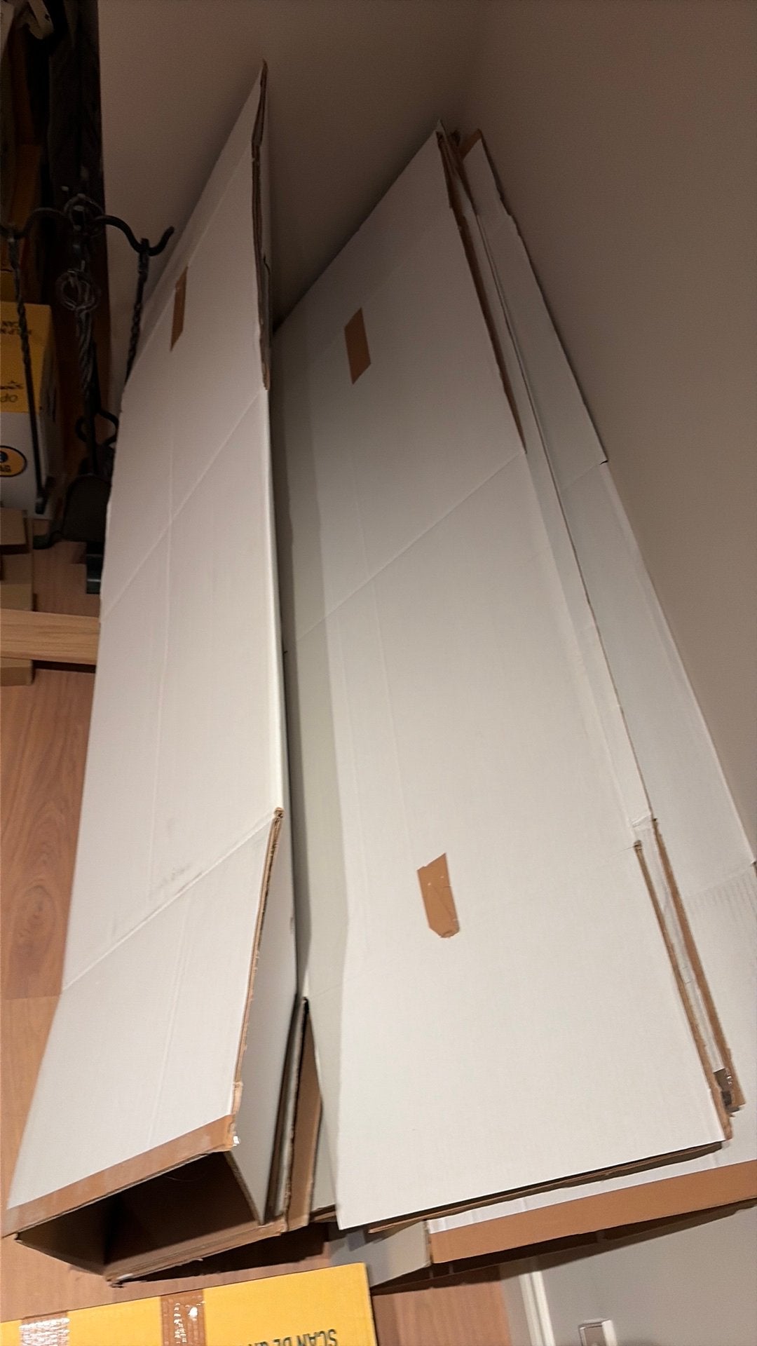 4x Garderobe verhuisdozen, Ophalen, Doos, Zo goed als nieuw, Minder dan 40 cm
