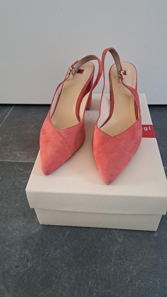 Slingback pumps merk Högl maat 37 suède leer, Pumps, Högl, Overige kleuren, Verzenden