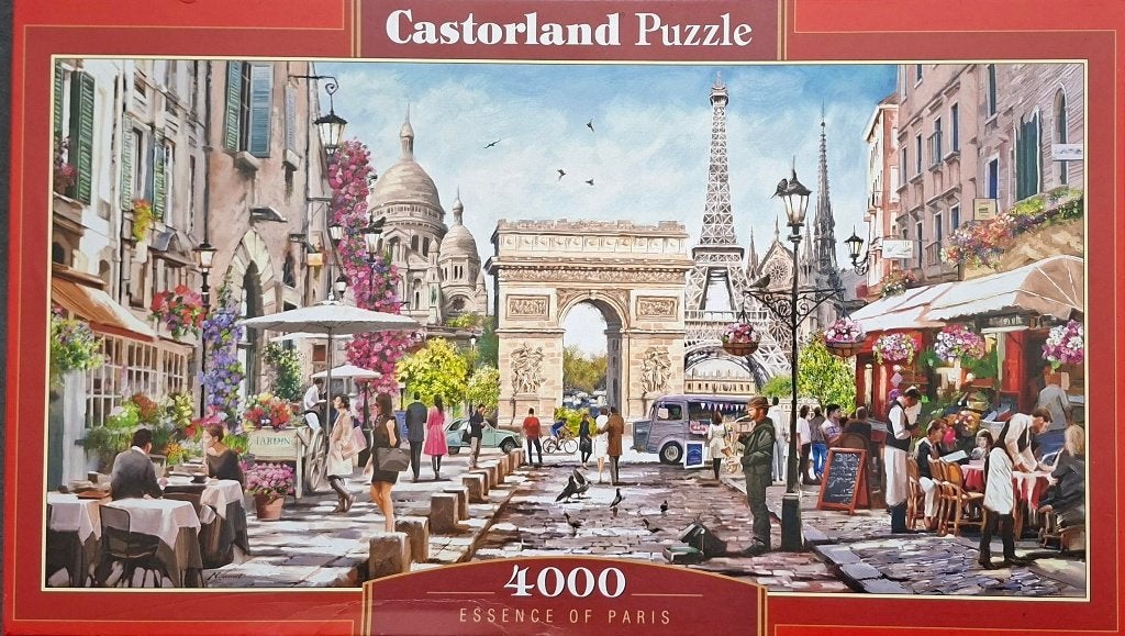 Castorland puzzel Essence of Paris 4000 pc. Zgan, Hobby en Vrije tijd, Denksport en Puzzels, Ophalen of Verzenden, Meer dan 1500 stukjes