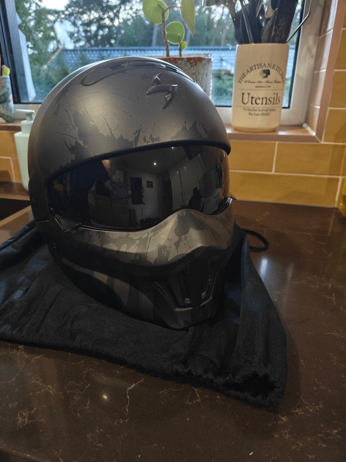 Motorhelm Scorpion EXO-Combat Marauder XS nieuwstaat, Overige merken, XS, Dames, Ophalen of Verzenden