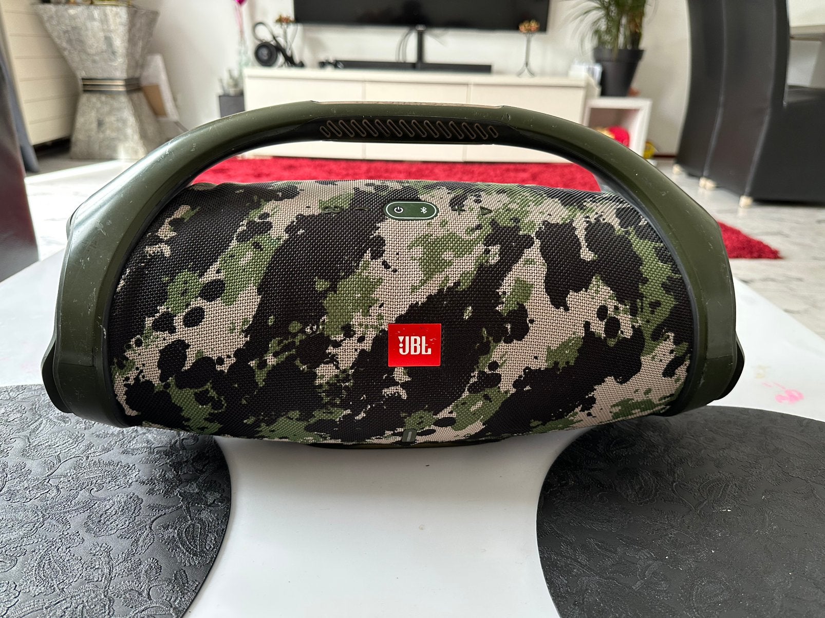 JBL Boombox 2 Camouflage – Bluetooth Speaker – Goed Werkend, Ophalen of Verzenden, Gebruikt