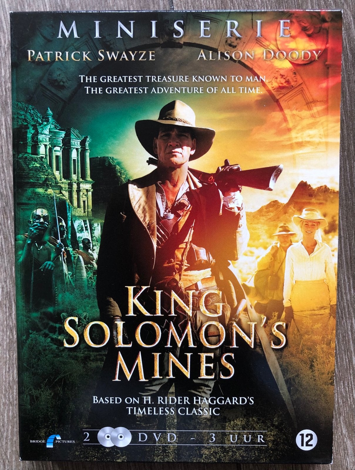 King Solomon's Mines Miniserie 2-DVD - Patrick Swayze, Vanaf 12 jaar, Ophalen of Verzenden, Zo goed als nieuw, Boxset