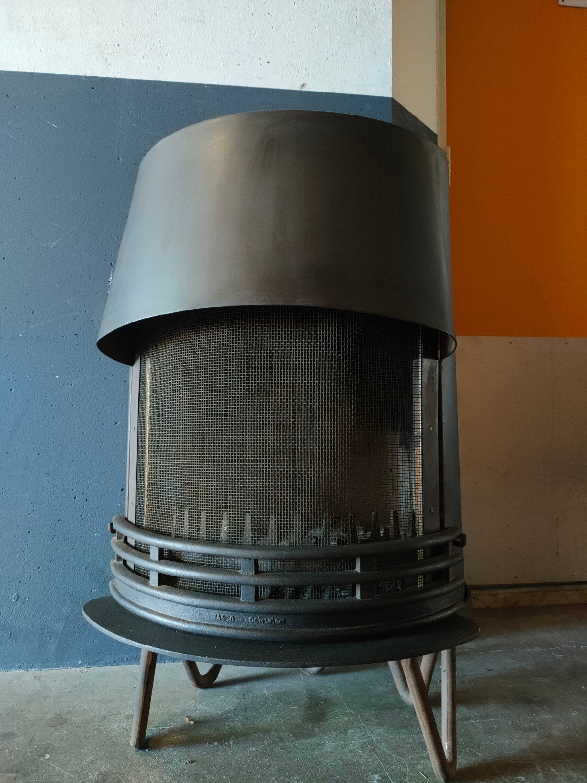 Gietijzeren Houtkachel allesbrander Tuin Terras kachel, Ophalen, Gebruikt, Hout, Houtkachel