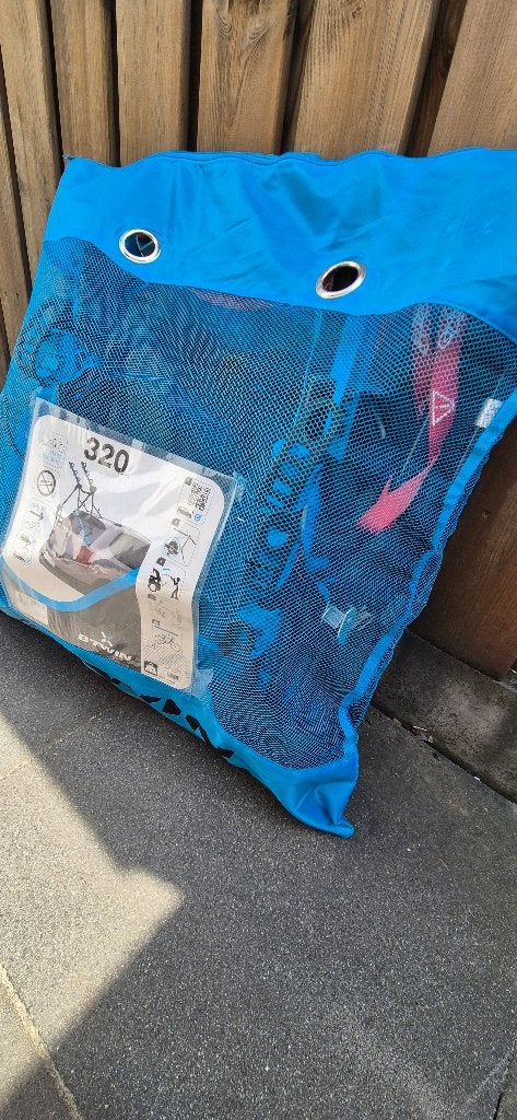 B'Twin 320 Fietsendrager - Achterklep - 2/3 fietsen, Ophalen, 2 fietsen, Zo goed als nieuw, Fietsendrager-accessoire