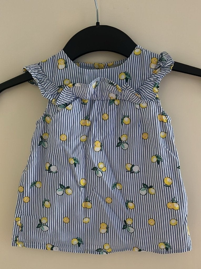 Primark blouse citroen maat 98, Overhemd of Blouse, Zo goed als nieuw, Primark, Verzenden