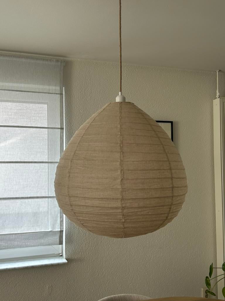 Japandi stijl hanglamp, Ophalen, Japandi ibiza, Zo goed als nieuw, Stof