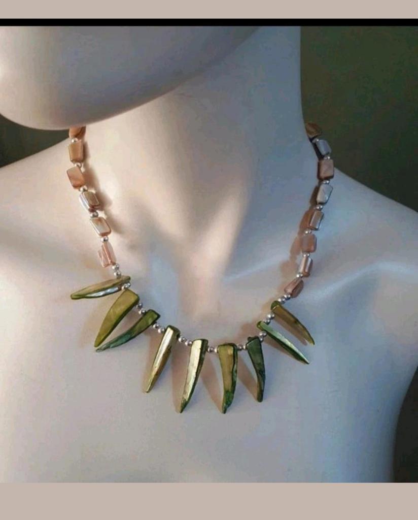 Vintage ketting, Ophalen of Verzenden, Zo goed als nieuw, Overige materialen