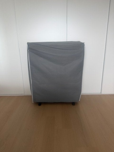 Opvouwbaar bed, Ophalen, 90 cm, Eenpersoons, Zwart