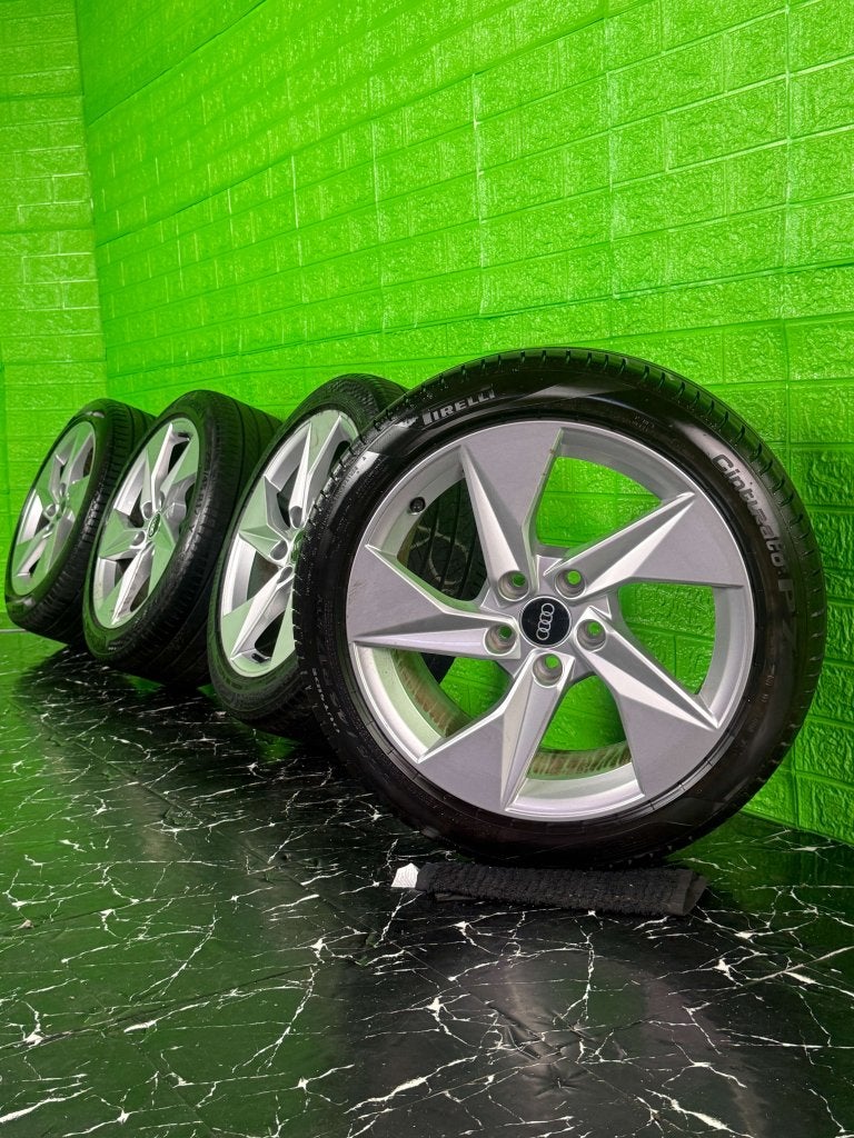 Originele Audi A3 S3 velgen 17" 5x112 zomerset 6mm caddy, Niet ingevuld, Gebruikt, Banden en Velgen, Niet ingevuld