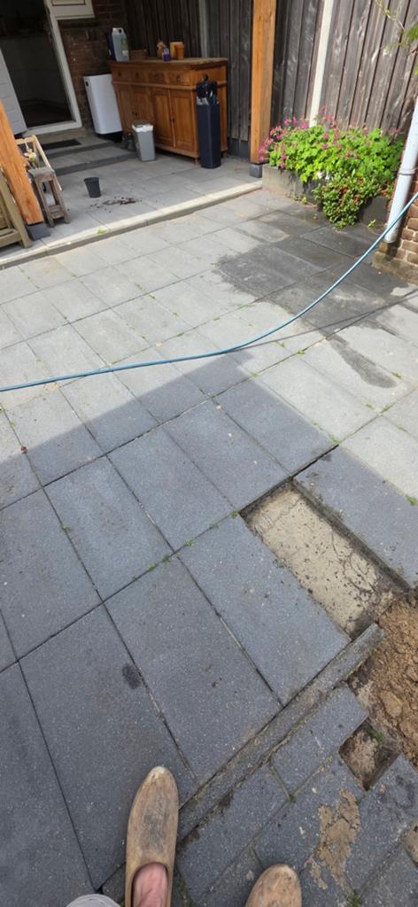 Mooie 30x60 tegels, Tuin en Terras, Tegels en Klinkers, Ophalen, Zo goed als nieuw, 10 m² of meer, Beton