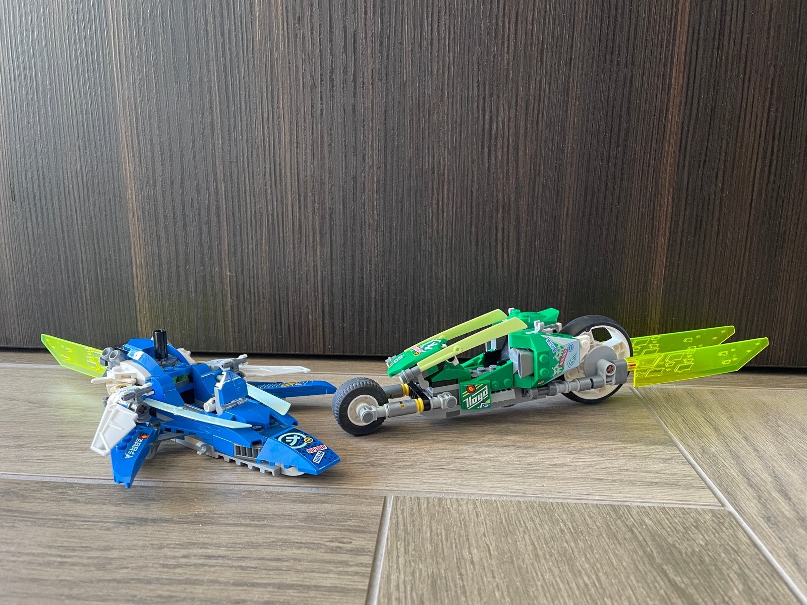 Lego Ninjago 71709 Jay en Lloyd's supersnelle racers, Compleet, Gebruikt, Lego, Ophalen of Verzenden