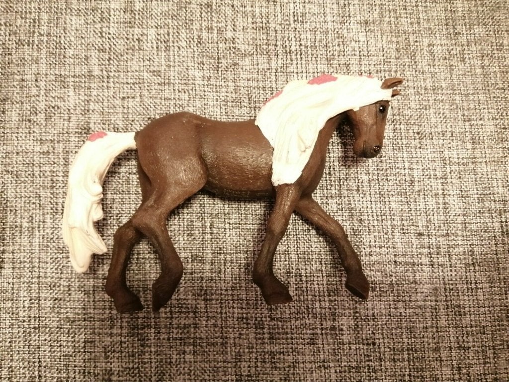 Schleich paard uit set 42469, dierfiguur, Verzenden, Gebruikt, Paard, Beeldje of Figuurtje
