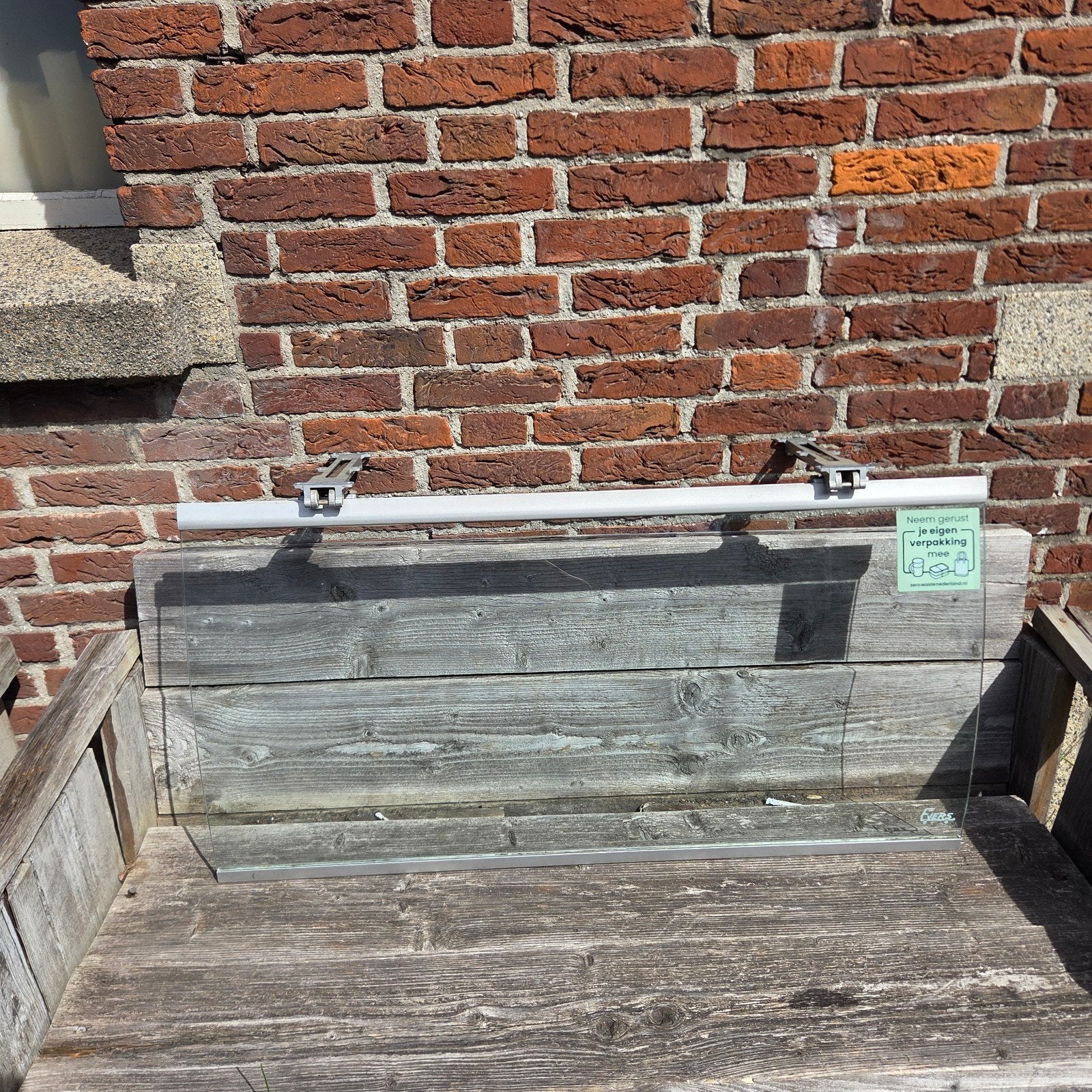 Glas platen vitrine glas, Doe-het-zelf en Verbouw, Glas en Ramen, Ophalen, Glasplaat, 160 cm of meer