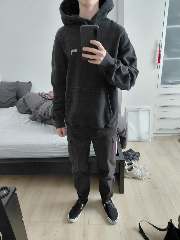 Stüssy hoodie, Maat 48/50 (M), Zwart, Stussy, Ophalen of Verzenden