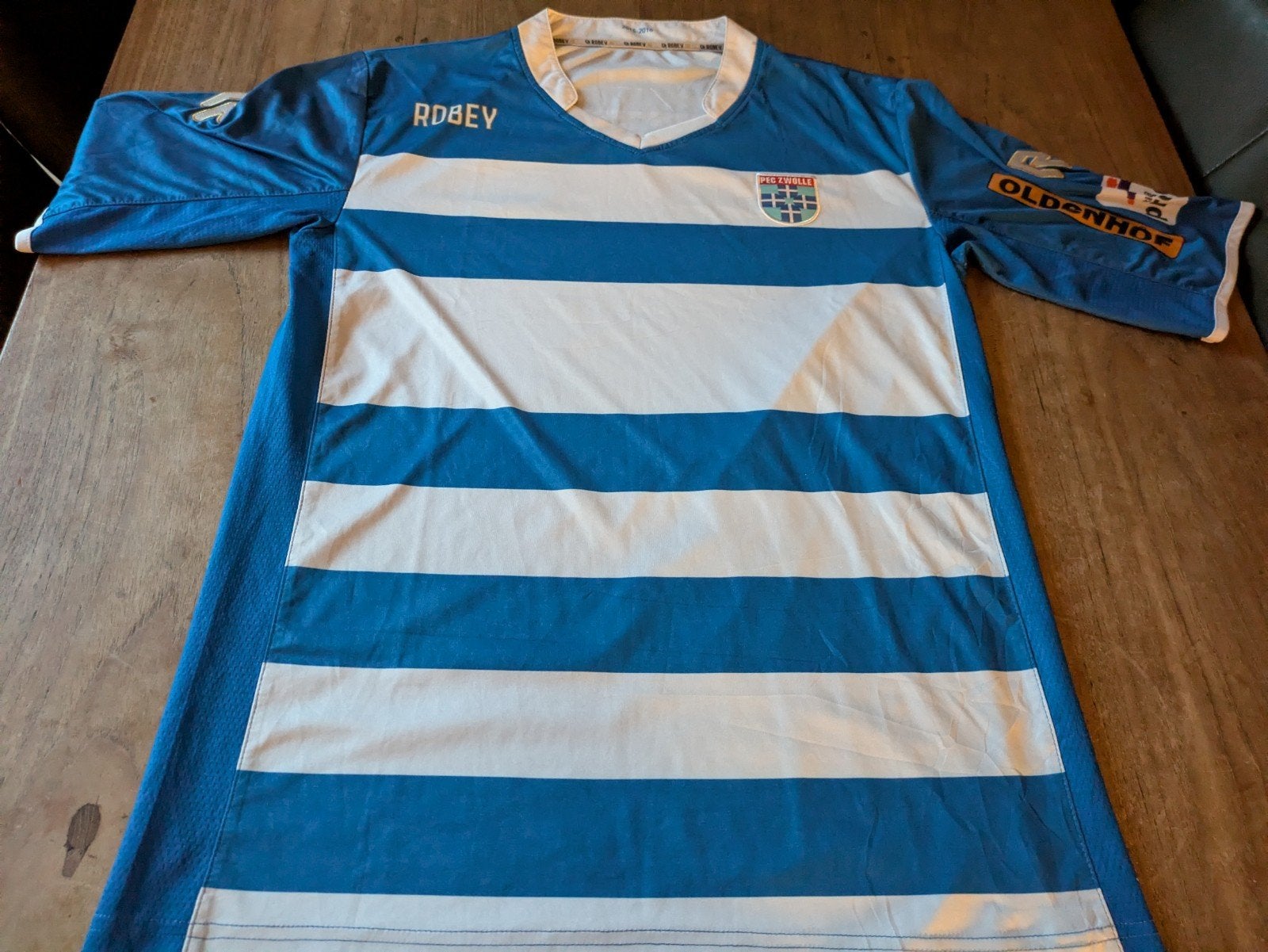 Voetbalshirt PEC Zwolle vintage shirt 2015 verzamelen, Groter dan maat XL, Ophalen, Zo goed als nieuw, Shirt