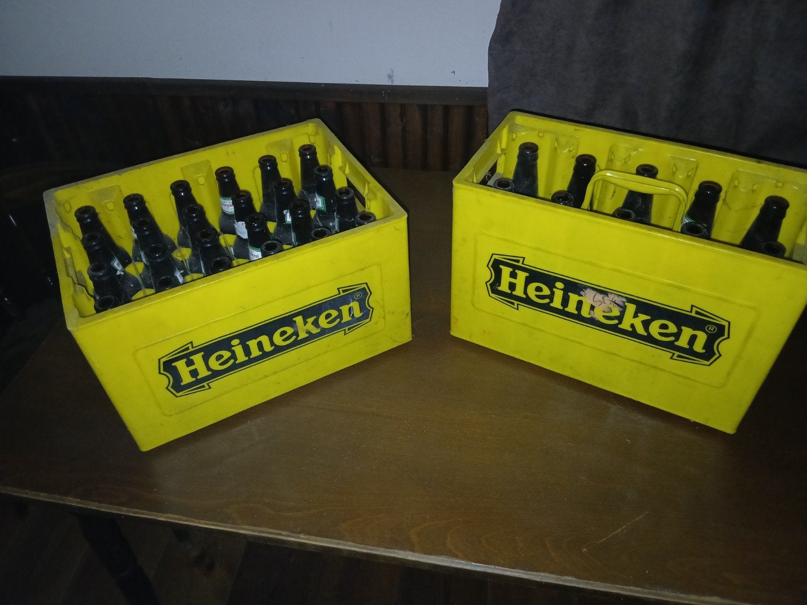 kratjes Heineken 2 stuks, Verzamelen, Biermerken, Ophalen, Overige typen, Heineken