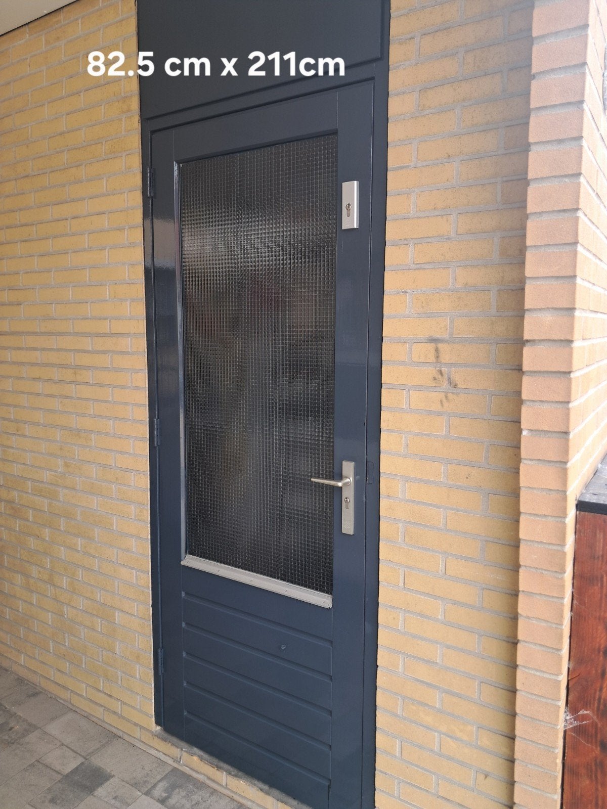 voordeur / openslaande tuindeuren / schuurdeur., Ophalen, Gebruikt, 80 tot 100 cm, 215 cm of meer