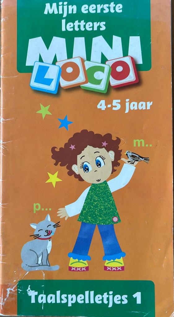 Mini Loco: Mijn eerste letters (4-5 jaar), Kinderen en Baby's, Speelgoed | Educatief en Creatief, Ophalen of Verzenden, Gebruikt