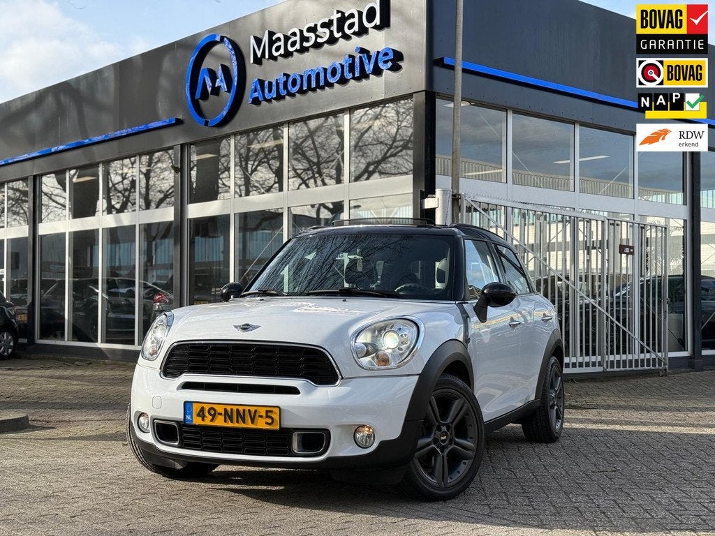 Mini Mini Countryman 1.6 Cooper S ALL4 Chili Automaat Pano D, Euro 5, 1380 kg, Gebruikt, Zwart