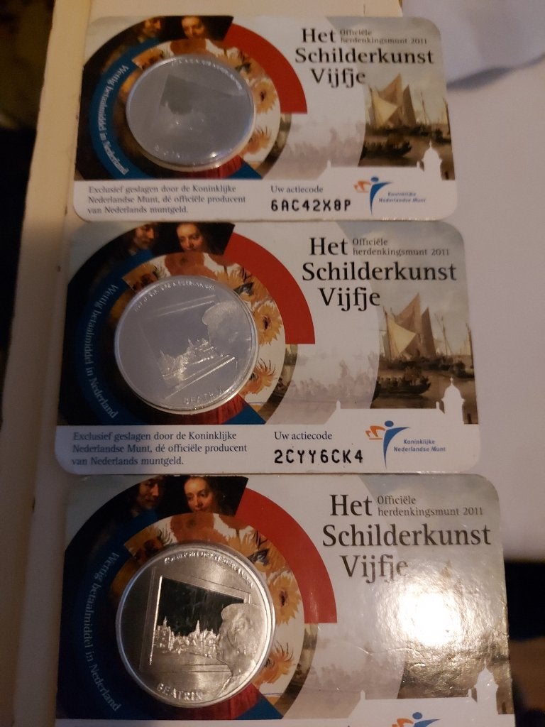 coincard, Koningin Beatrix, Zilver, Euro's, Ophalen of Verzenden