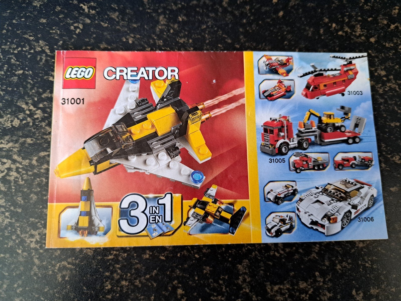 Boekje van LEGO Creator 31001, Lego, Overige typen, Ophalen of Verzenden, Zo goed als nieuw