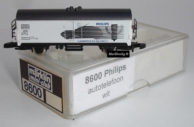 Märklin Z 8600 Philips Autotelefoon Koelwagen !, Hobby en Vrije tijd, Modeltreinen | Overige schalen, Gelijkstroom, Ophalen of Verzenden
