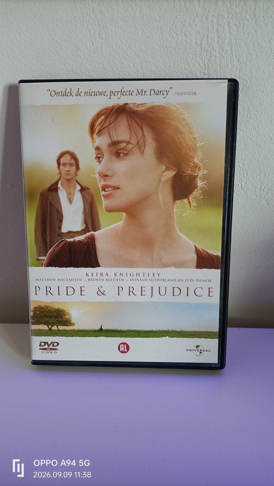 Pride & Prejudice DVD - Zo goed als nieuw, Engels, Alle leeftijden, Nederlands, Inclusief doosje
