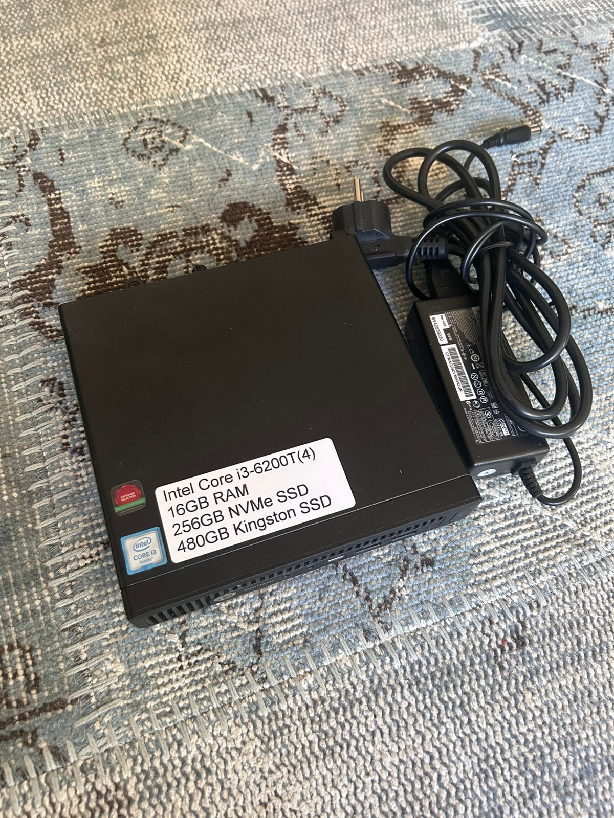 HP Prodesk 600 G2 met I3-6200T 16GB 256GB + 480GB, Computers en Software, Desktop Pc's, Ophalen, Gebruikt, HP >, SSD
