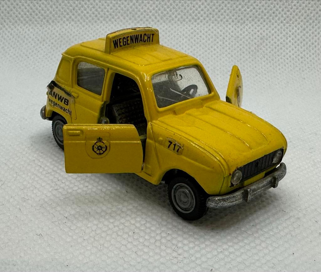 AHC Models Renault 4 ANWB Wegenwacht - Vloot 717 - 85-RB-08, Ophalen of Verzenden, Zo goed als nieuw, Auto, Overige merken