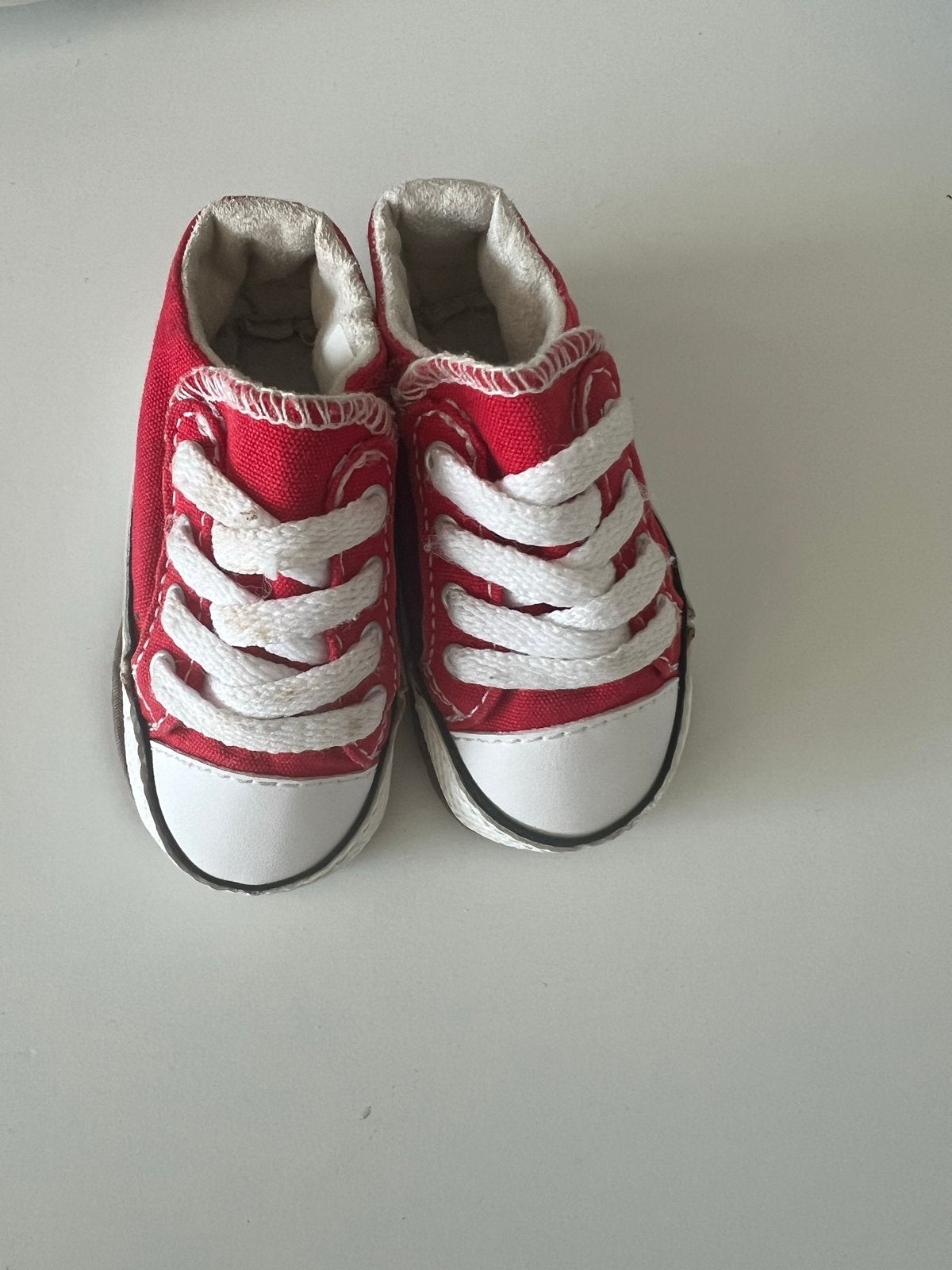 Converse All Star babyschoentjes rood maat 17, Ophalen of Verzenden, Zo goed als nieuw, Jongetje of Meisje, Schoentjes