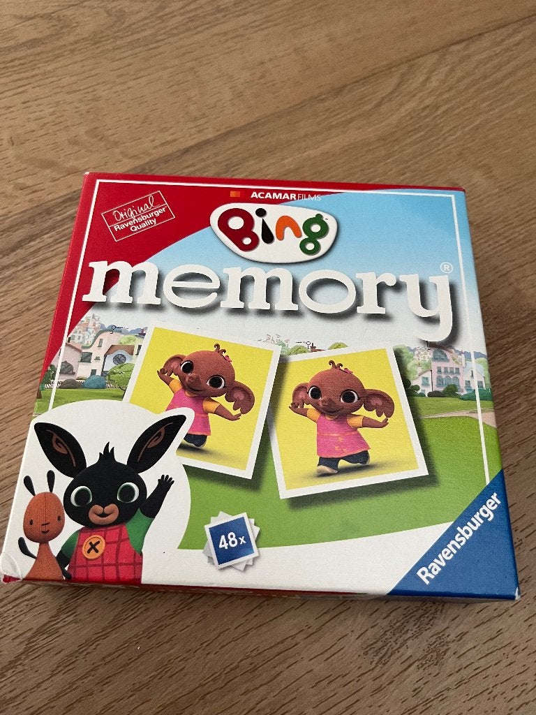 memory bing, Ophalen, 10 tot 50 stukjes, Gebruikt, 2 tot 4 jaar