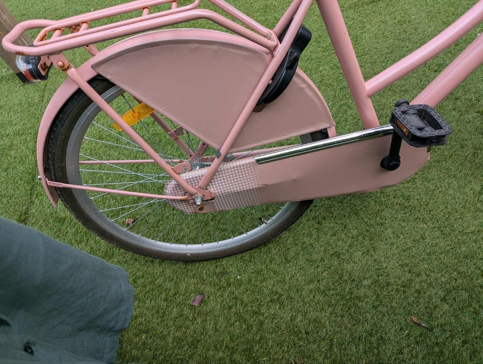 Meisjesfiets roze, merk Popal Daily Dutch, 26 inch, zgan, Popal Daily Dutch, Ophalen, 26 inch of meer, Handrem