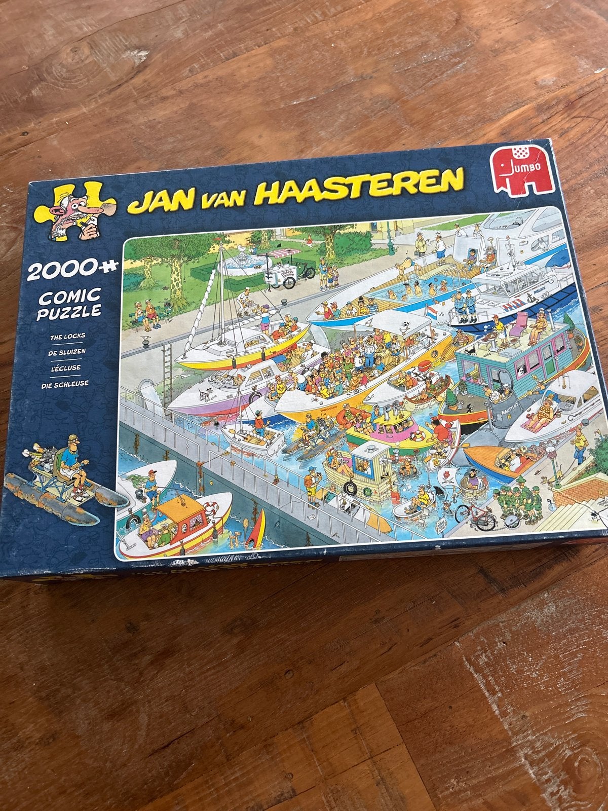 Jan van Haasteren Puzzel - De Sluizen - 2000 stukjes, Ophalen, Meer dan 1500 stukjes, Gebruikt, Legpuzzel