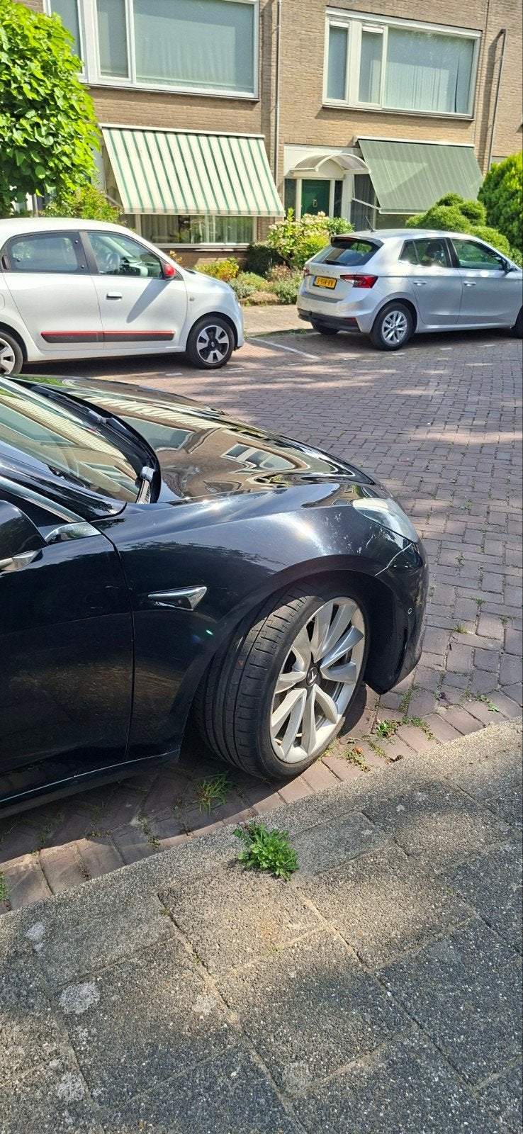 Tesla Model 3 2019 Zwart Long Range AWD, Auto's, Tesla, Automaat, 1831 kg, Zwart, Lichtsensor