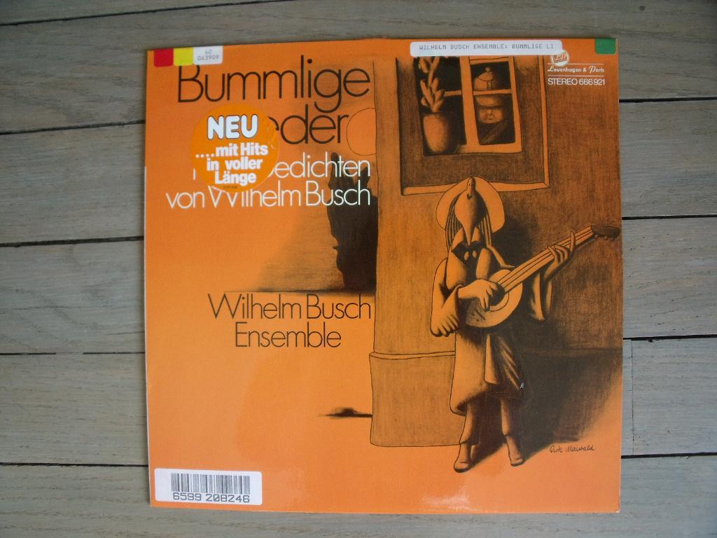 Wilhelm Busch Ensemble - Bummlige Lieder, Ophalen of Verzenden, Zo goed als nieuw, 12 inch