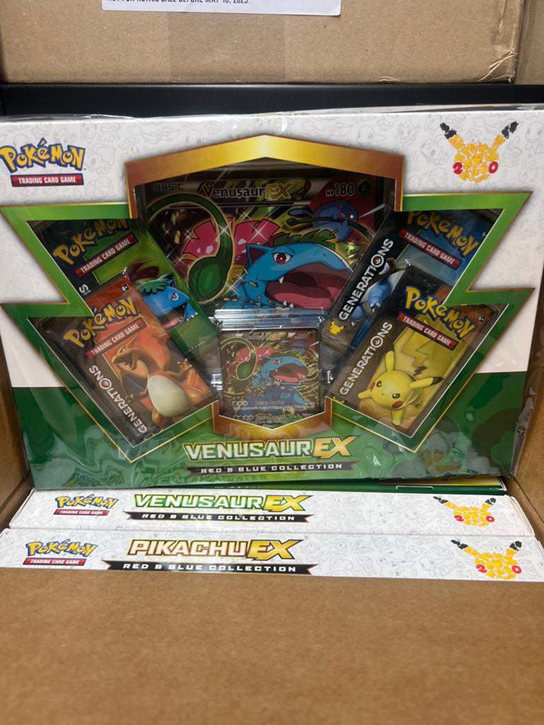Pokémon TCG Venusaur EX Red & Blue Collection Box, Ophalen, Nieuw, Overige typen