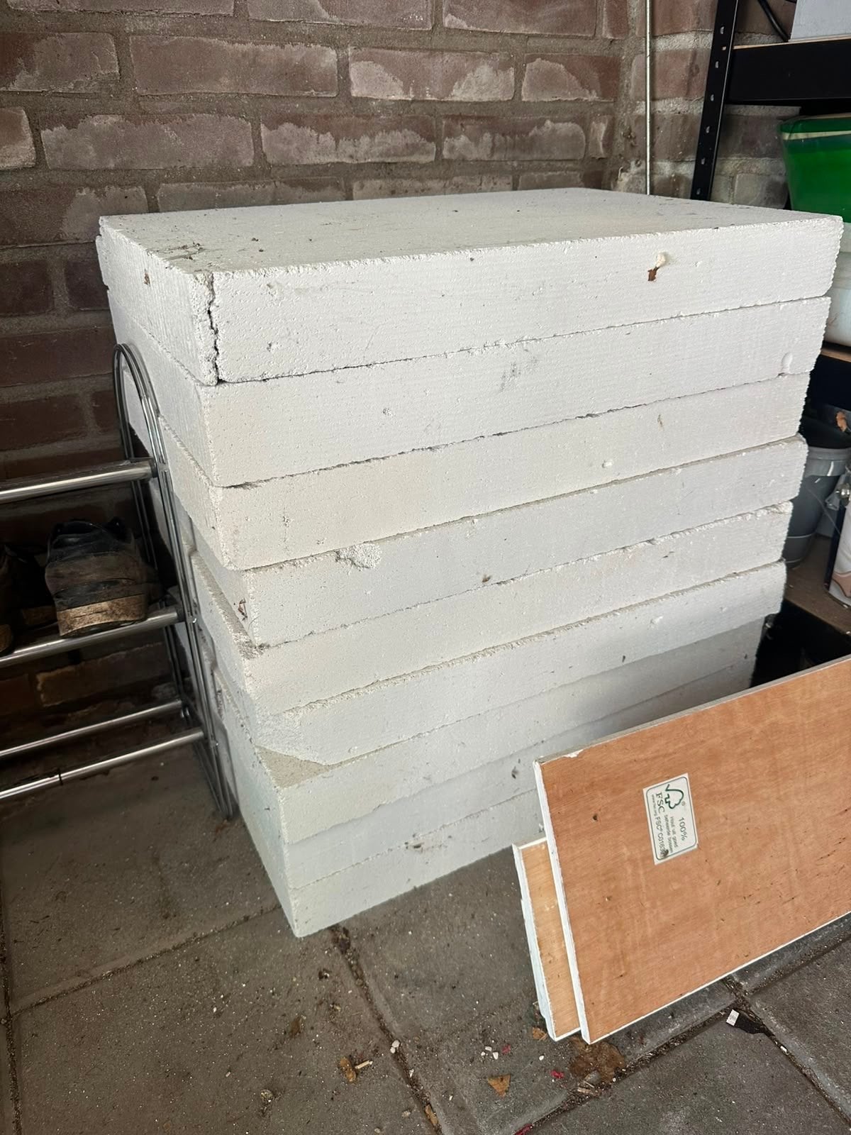 9x Cellenbetonblokken - 60x40x7 cm, Doe-het-zelf en Verbouw, Metselstenen, Ophalen, Nieuw, Overige typen