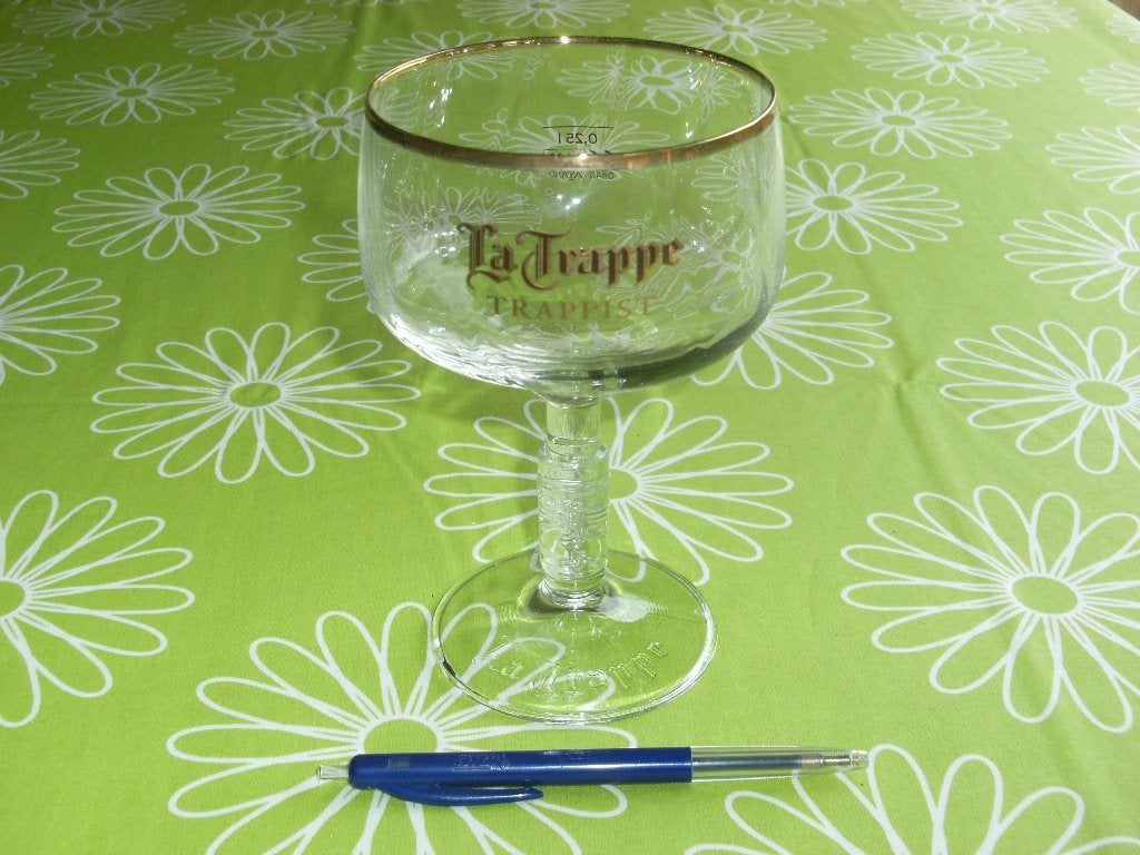 La Trappe Trappist glas, Ophalen of Verzenden, Zo goed als nieuw, Glas of Glazen, Overige merken