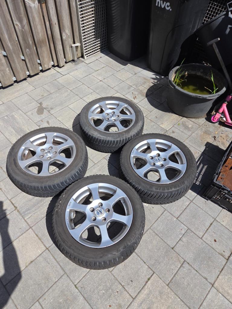 Velgen met winterbanden ford focus, Velg(en), 16 inch, Winterbanden, Ophalen of Verzenden