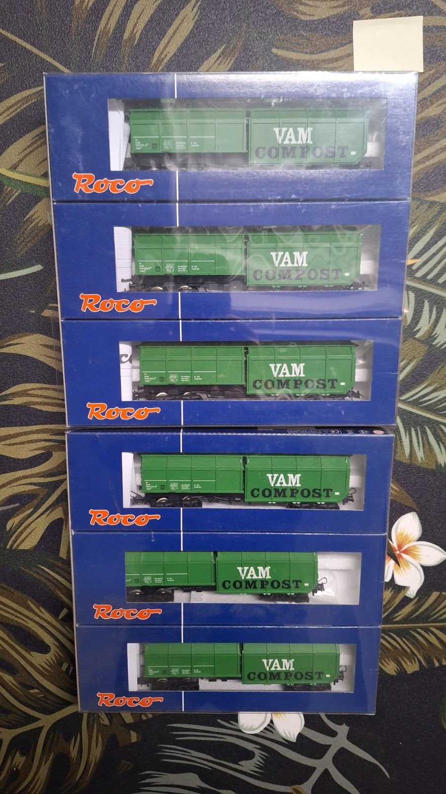 Roco 45933 NS VAM Compost Wagonset (2 stuks), Gelijkstroom, Wagon, Ophalen of Verzenden, Roco