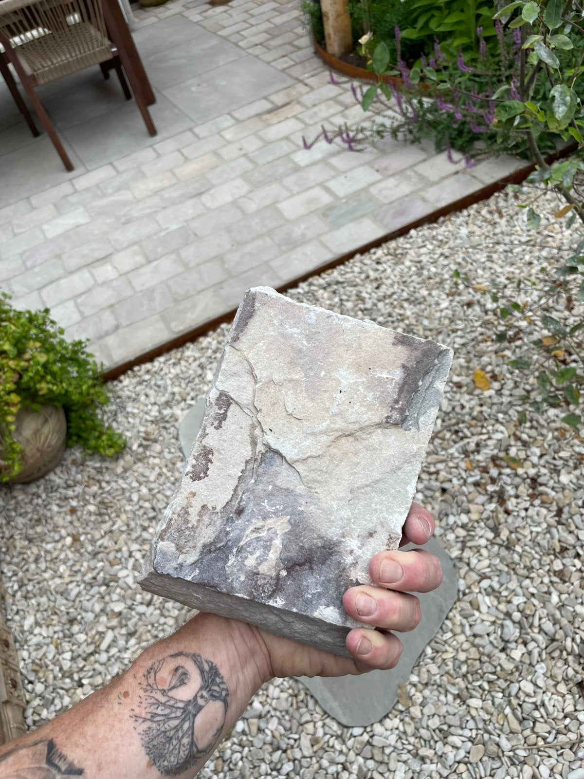 Indiase natuursteen blokken  – robuuste uitstraling, Ophalen, 40 tot 60 cm, Hardsteen, Minder dan 20 cm