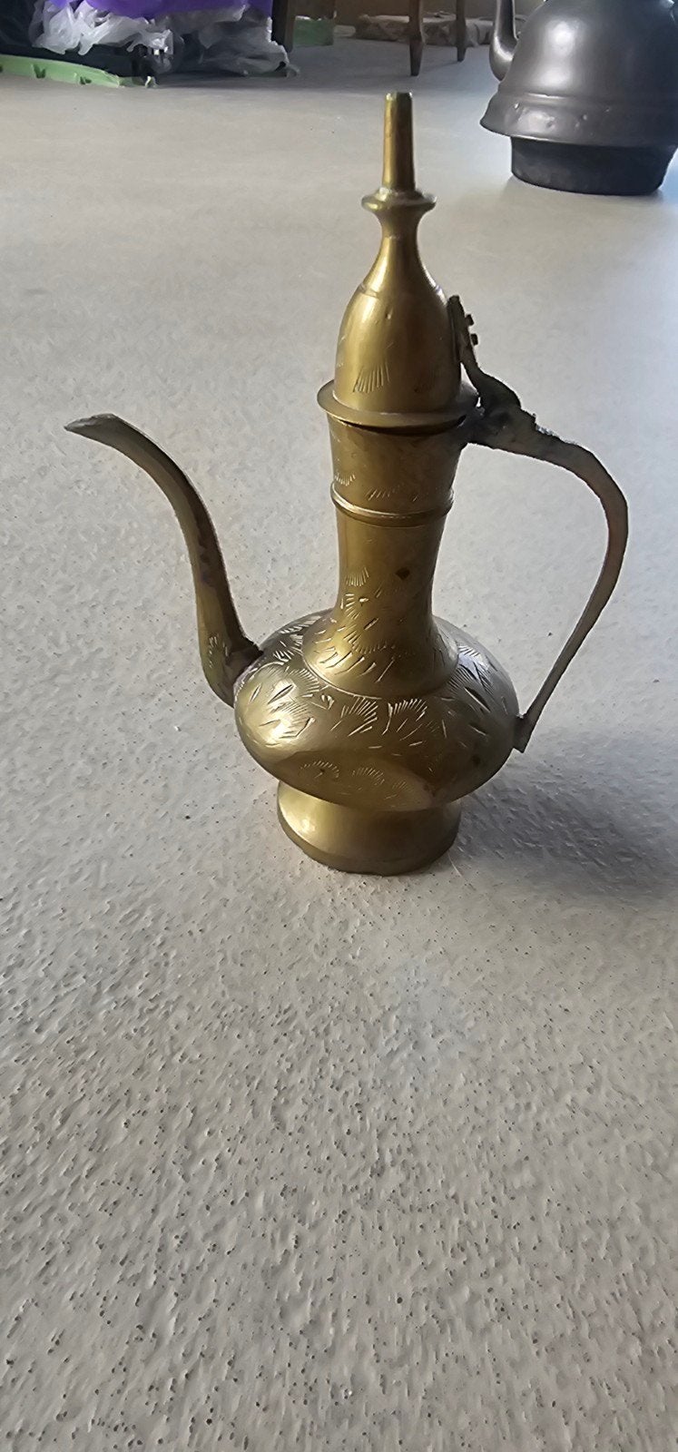 Aftaba kan / dallas koffiepotje uit India, Ophalen of Verzenden, Koper