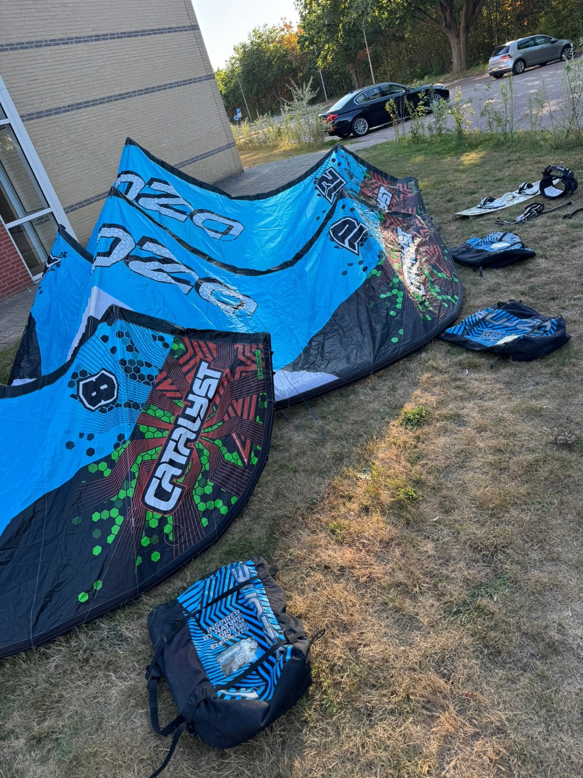 Ozone catalyst kites 8m10m 12m, Watersport en Boten, Kitesurfen, Ophalen, 8 m², Geen board, Zo goed als nieuw